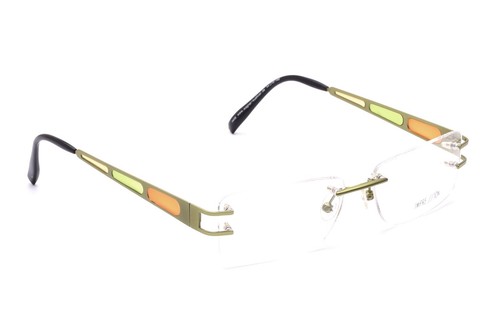 Brille fassung randlos metall - fassung,