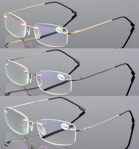 Randlos lesebrille titan - randlos,