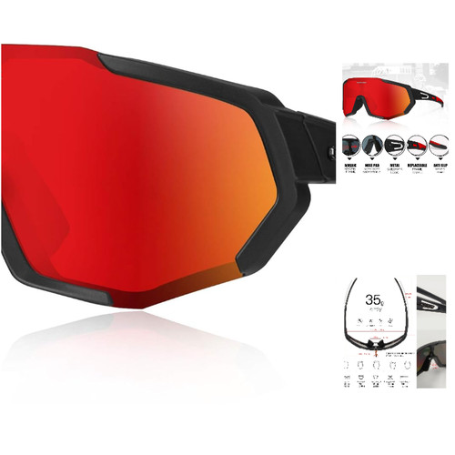 Sportbrille mit uv400 schutz - mit,