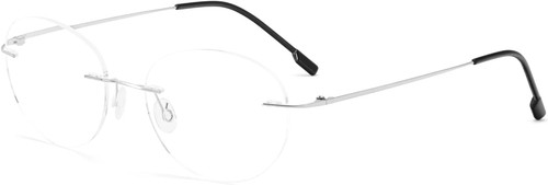 Round randlos lesebrille - round, super