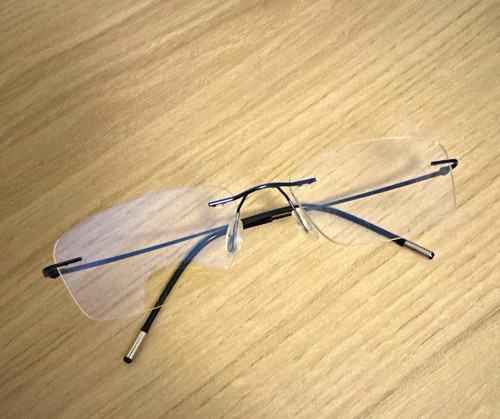 Randlose brille brillenfassung - randlose, brille/brillenfassung